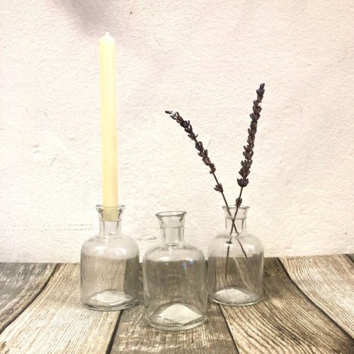 Small candle vases